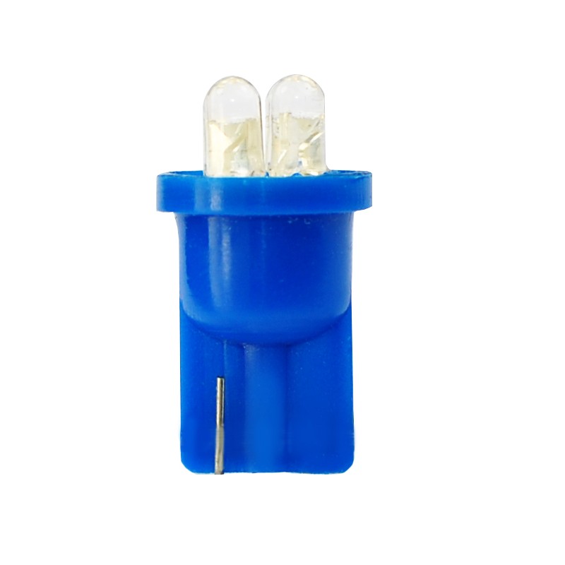 T10  12V  4 x Flux 3mm    P : 0.96 W  Bleu