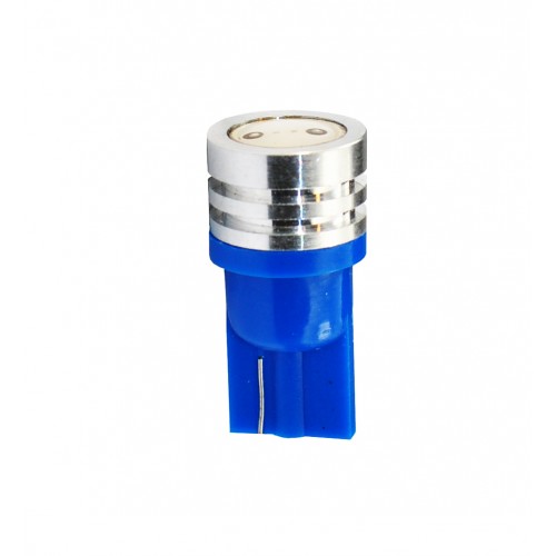 T10  12V  1 x High Power  P : 0.50 W  Bleu