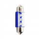 36 mm  - 12V  6x3mm Led Flux  P : 0.37 W  Bleu 