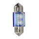 31 mm  - 12V  2x3mm Led Flux  P : 0.40 W  Bleu