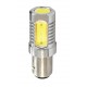 Blister 1 ampoule à LED S25 - BaY15d P21/5W - 12V - 6.00W - 4 x High Power 1.5W - Blanc