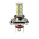 H4  12V  18 x SMD 5050 - P: 4.32W  Blanc    