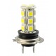 H7  12V  18 x SMD 5050 - P: 4.32W  Blanc