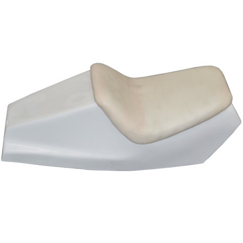 Selle polyester racing blanche