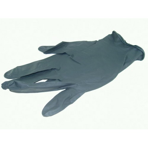 Boite de 100 gants nitrile Noir Spécial atelier - Taille L
