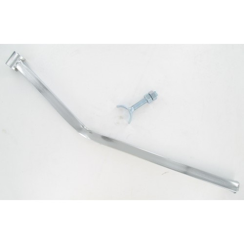 Barre de renfort chromée coudée carrée Peugeot 103 SPX/RCX