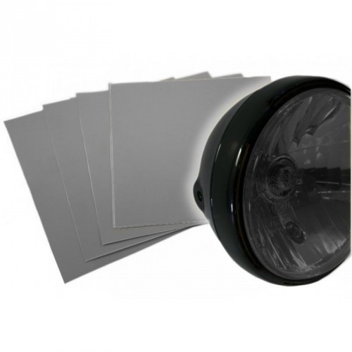 Sticker de phare semi fumé transparent haute résistance 250*250