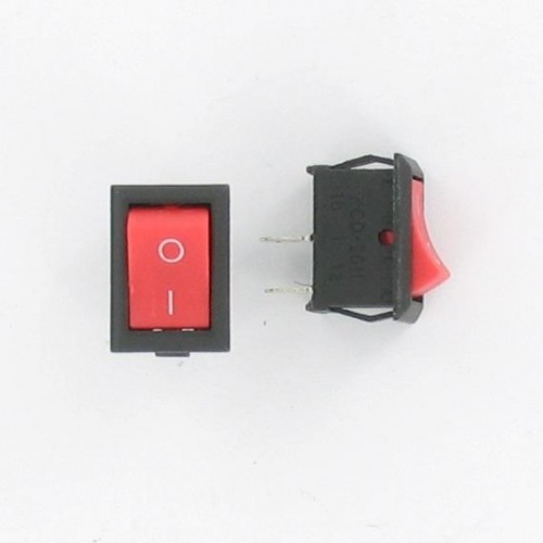 Interrupteur 20mm ON/OFF bouton rouge