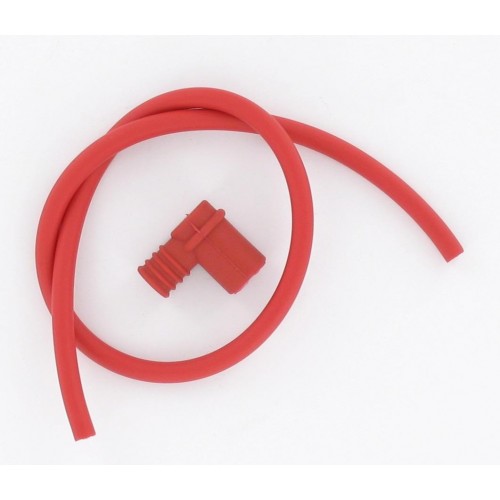 Kit fil de bougie 7mm rouge (50cm) + antipariste rouge