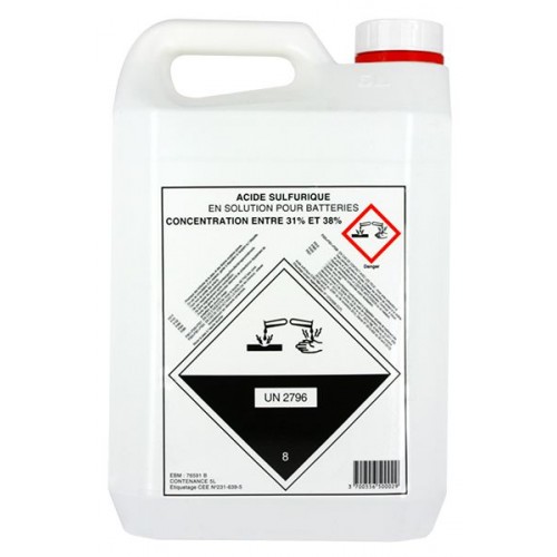 Bidon 5 litres Electrolyte 37.4