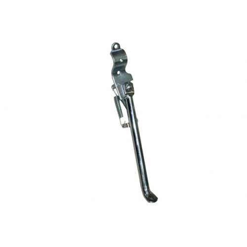 Béquille Latérale Lisse Chromé 340mm bras rond