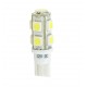 T10  12V  9 x SMD 5050  P : 2.16 W  Blanc