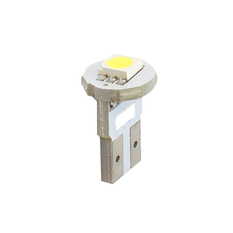 T10  12V  1 x SMD 5050  P : 0.24 W  Blanc