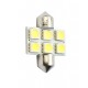 31 mm  - 12V  6 x SMD 5050      P : 0.40 W  Blanc