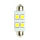 36 mm  - 12V  4 x SMD 5050      P : 0.96 W  Blanc