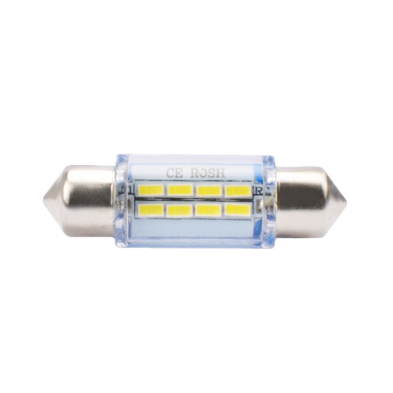 36 mm  - 12V  8 x SMD               P : 0.70 W  Blanc