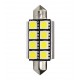 41 mm  - 12V  8 x SMD 5050 Canbus   P : 1.92 W  Blanc