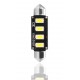 42 mm  - 12V  4 x SMD 5630 Canbus   P : 2.00 W  Blanc