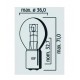 Lampe phare code 12V 45/40W BA20d