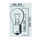 Lampe Stop et clignotant BA15s  P21W 12V 21W