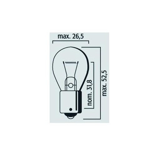 Lampe Stop et clignotant BA15s P21W 6V 21W