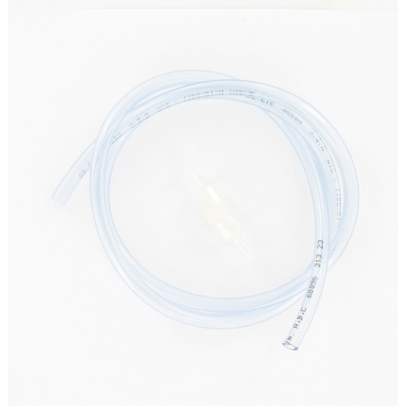 Kit durite essence 1 mètre 5x8 transparente + Filtre essence cylindrique  