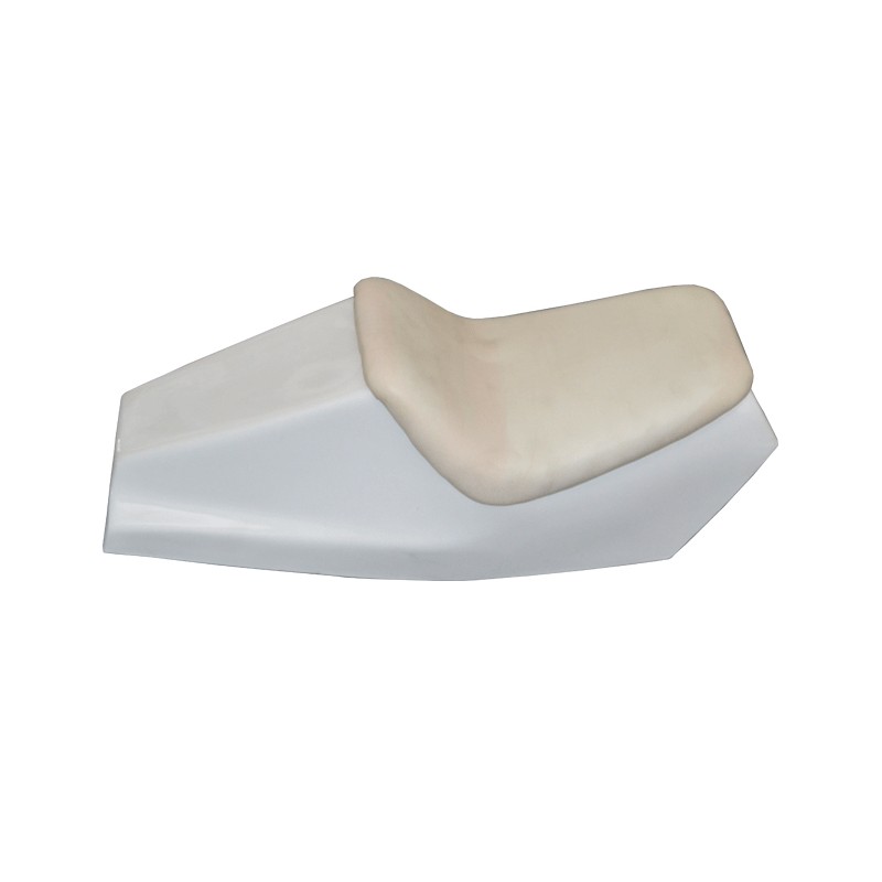 Selle polyester racing blanche