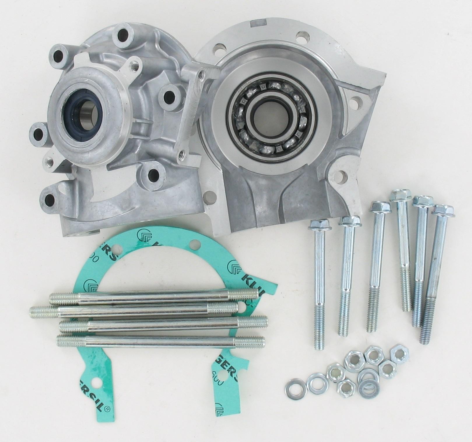 Carter Moteur Polini Peugeot 103 RCX SPX Support Intégré Kit Complet + Clapet et Pipe 15/19 + Roulement 170.0080