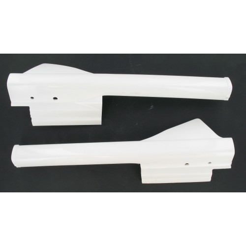 Paire de Capotages de fourche Blanc Peugeot 103 MVL / Vogue