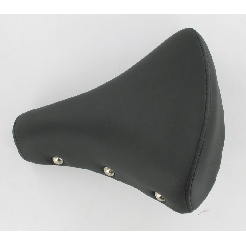 Selle noire 2 ressorts chromés adaptable Cyclomoteur / Solex