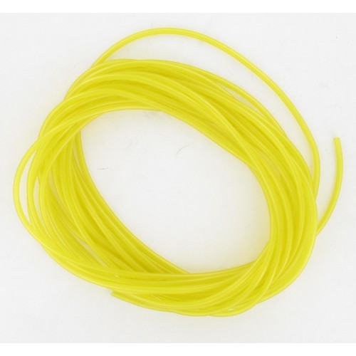 Durite Essence Graissage séparé souple 2x5 Jaune transparent - Rouleau de 10m