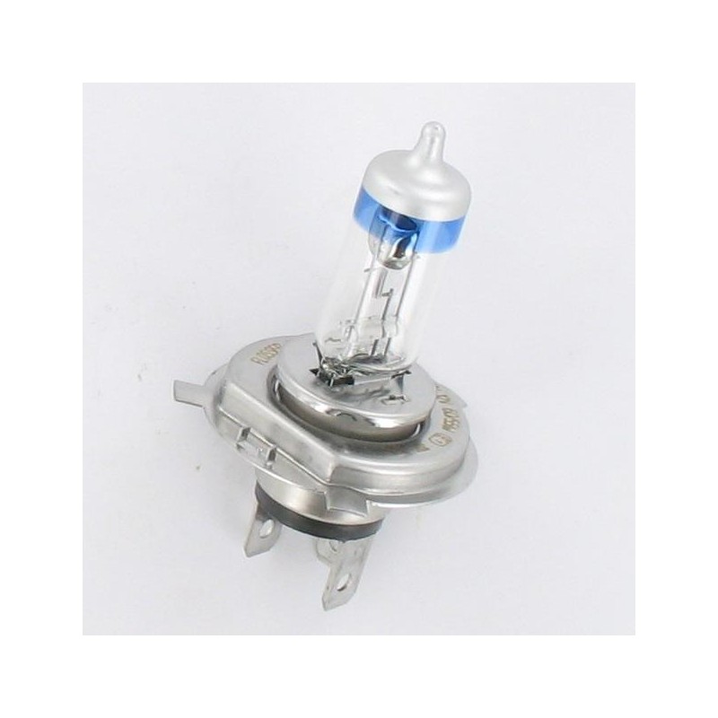 Ampoule phare 12V 55W H4 P43t Ultra Blanche +30% 4200°K Flosser (6290043)