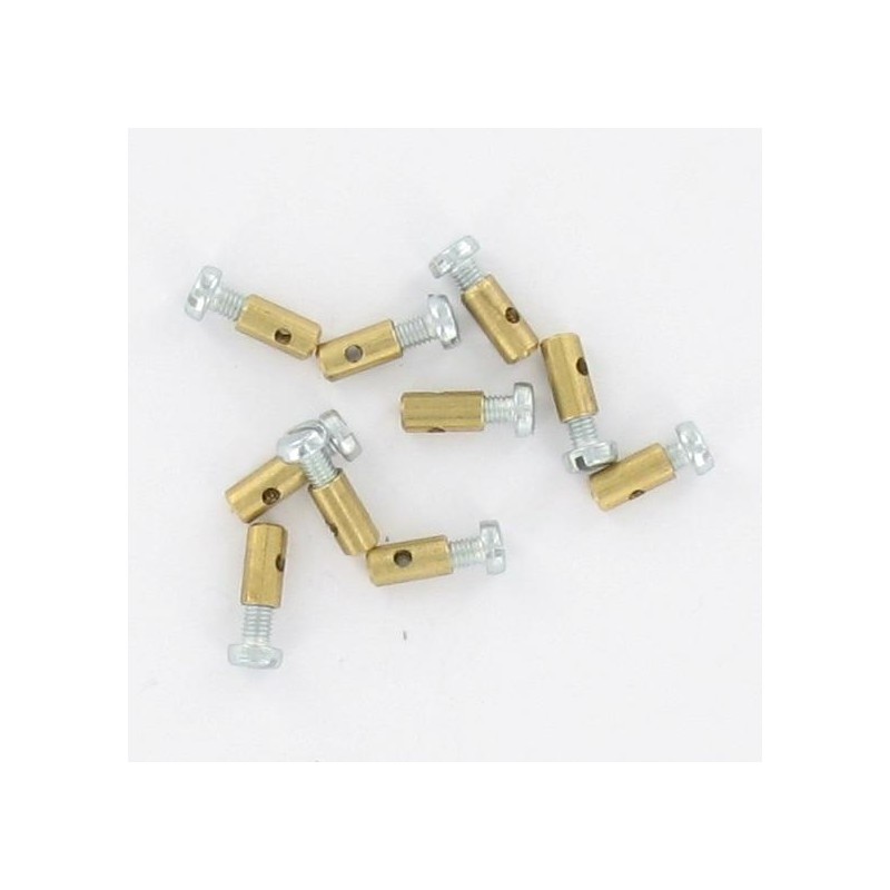 Sachet de 10 serres câble de gaz D4x8mm Diamètre Câble 1,6mm Peugeot 103 MBK 51 CIAO PX