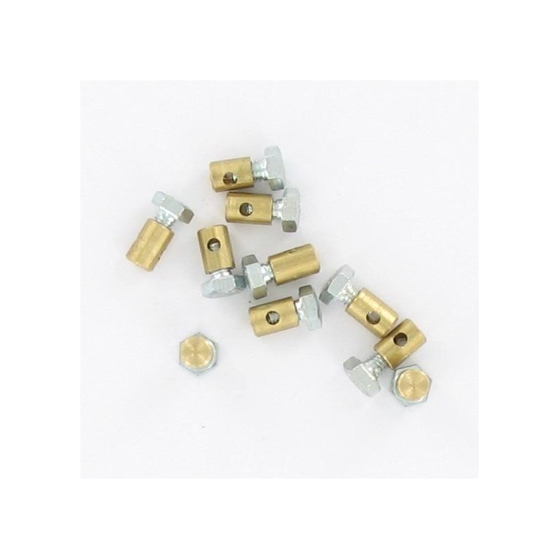 Sachet de 10 serres câble de gaz D5.5x8mm Diamètre Câble 2,2mm Peugeot 103 MBK 51 Ciao PX