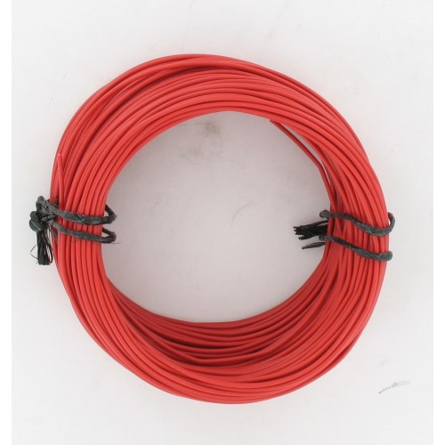 Rouleau de 50 mètres fil électrique multibrin Rouge 1.50 mm²