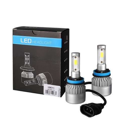 Pack 2 Ampoules à LED H8 H11 12V - 8000 lumens / 6500K