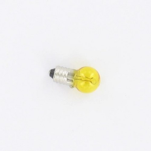 Ampoule E10 12V 6W Jaune à visser