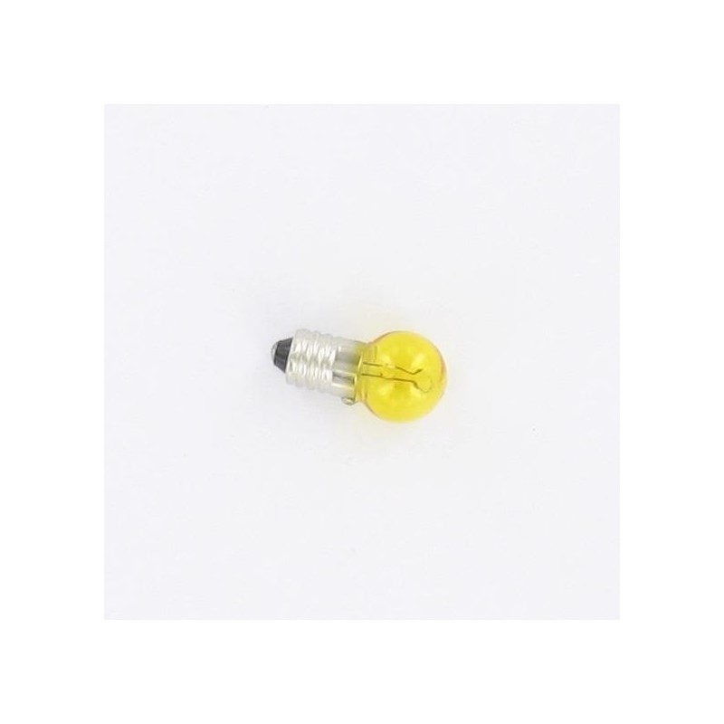 Ampoule E10 12V 6W Jaune à visser