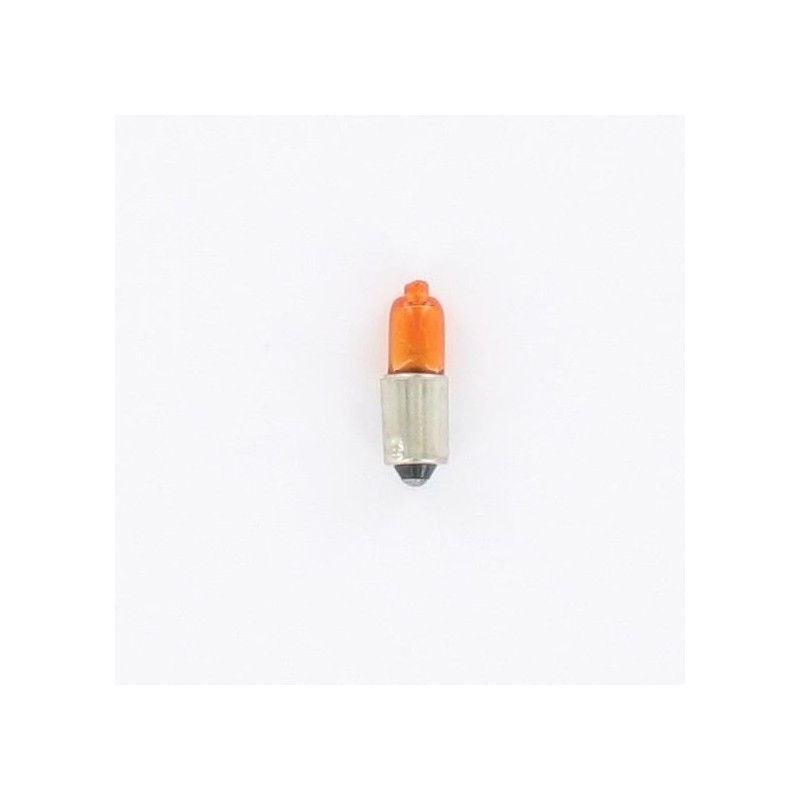 Ampoule BAX9s 12V 6W H6W Orange ergots decalés (mini)