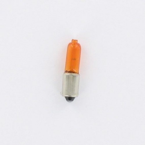 Ampoule BAX9s 12V 21W (H21W) Orange ergots décalés (mini long)