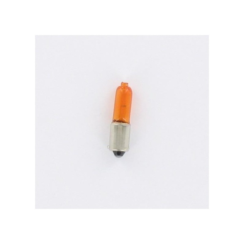 Ampoule BAX9s 12V 21W (H21W) Orange ergots décalés (mini long)