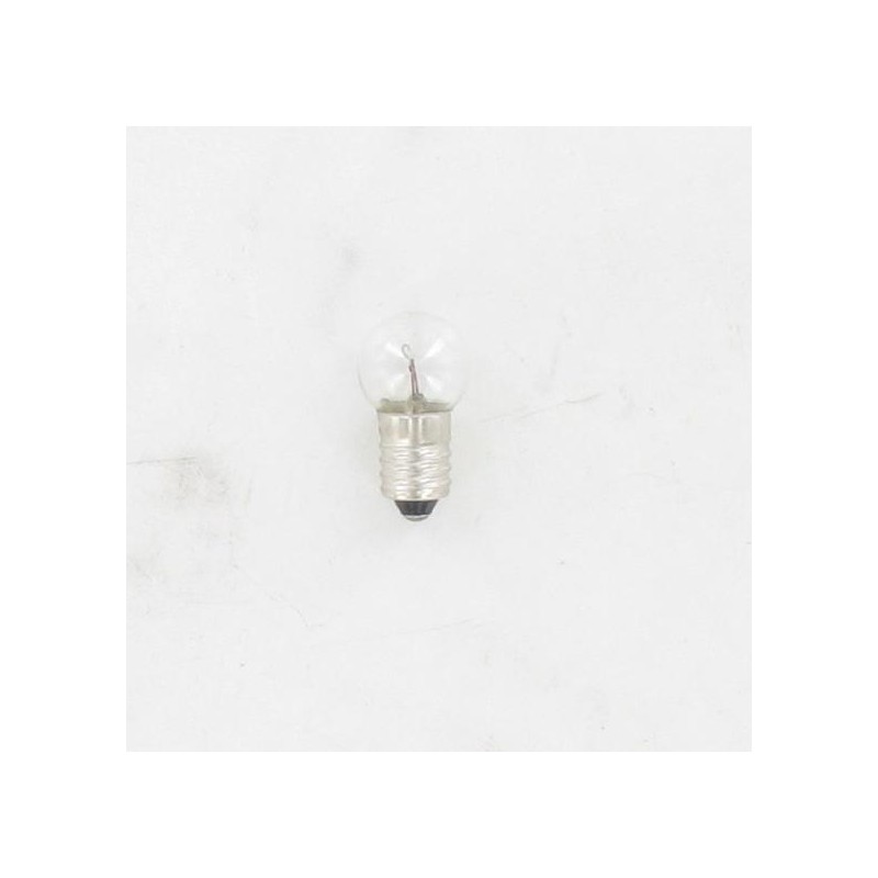 Ampoule E10 12V 6W à visser blanche