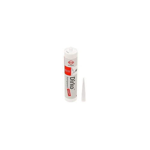 Tube 310ml Pâte à joints DIRKO - Transparente   (-60°C / +250°C) (216.910)