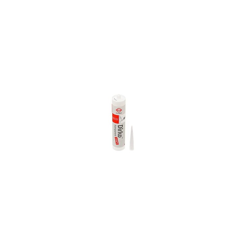 Tube 310ml Pâte à joints DIRKO - Transparente   (-60°C / +250°C) (216.910)