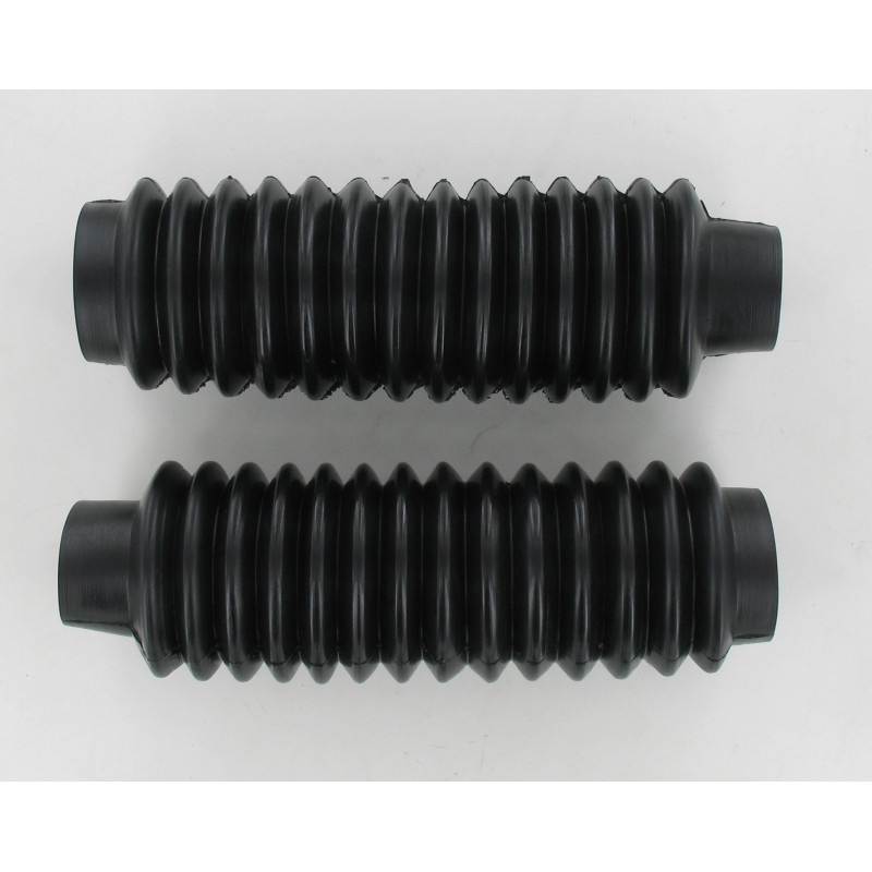 Couvre-fourche Avant Moto En Caoutchouc - Pour CB400ss, CB400, CB500 | Protection Anti-poussière Et Fuites D'huile | Noir