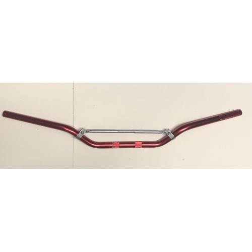 Guidon cross alu Rouge D.22mm