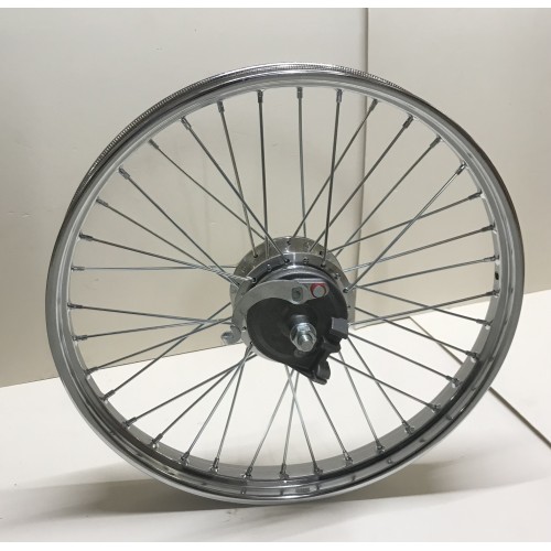 Roue avant 1.5x17" à rayons complète Peugeot 103 SP MVL (36 trous)