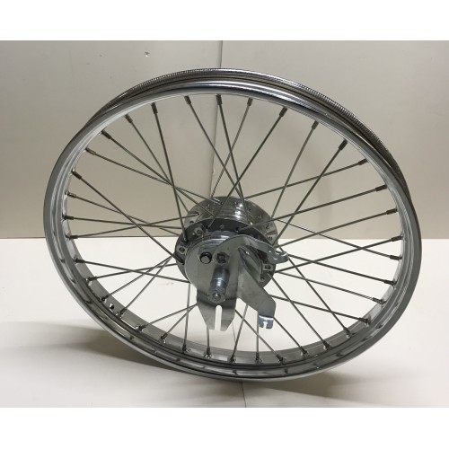 Roue arrière 1.5x17" à rayons complète MBK 41 51 (36 trous)