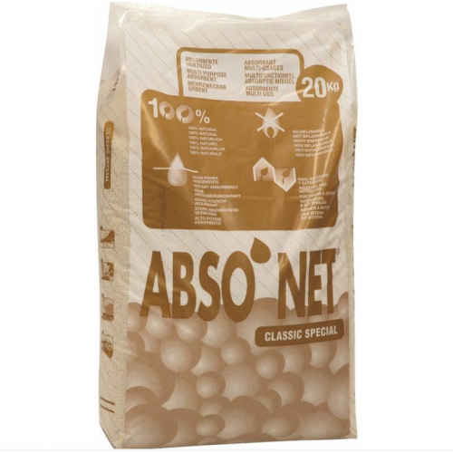 Absorbant Sépiolite 15/30 - 20kg (essence, huile, eau...)