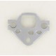 Platine supérieur de fourche nue Grise Peugeot 103 MVL Vogue